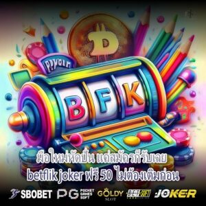 มือใหม่หัดปั่น แค่สมัครก็รับเลย betflik joker ฟรี 50 ไม่ต้องเติมก่อน